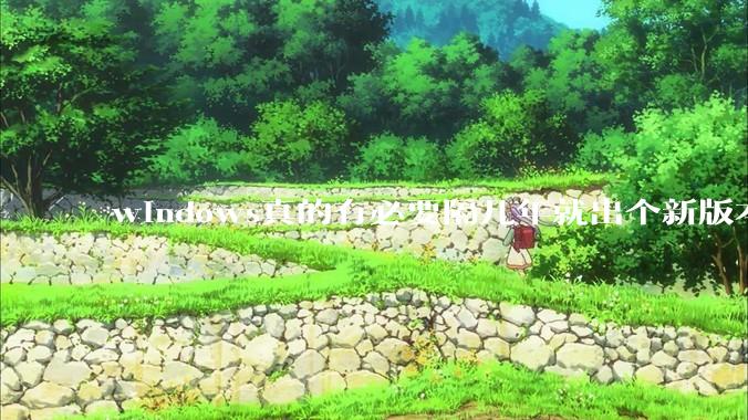 windows真的有必要隔几年就出个新版本吗？